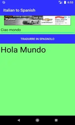 Italian to Spanish Translator android App screenshot 3